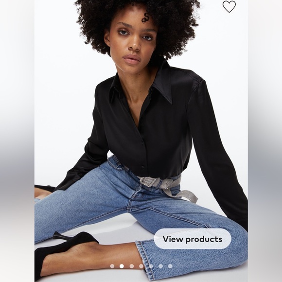 H&M Mom jeans high waisted size 4 new with tags - Picture 4 of 11